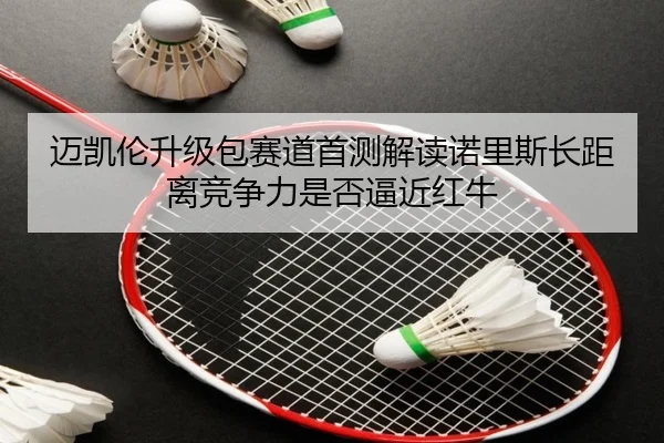 迈凯伦升级包赛道首测解读诺里斯长距离竞争力是否逼近红牛